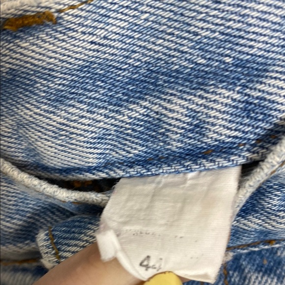 Vintage Michel Jordi Denim Short Swith Ethno Fever Vintage Embroidered 40 XL - Picture 6 of 10